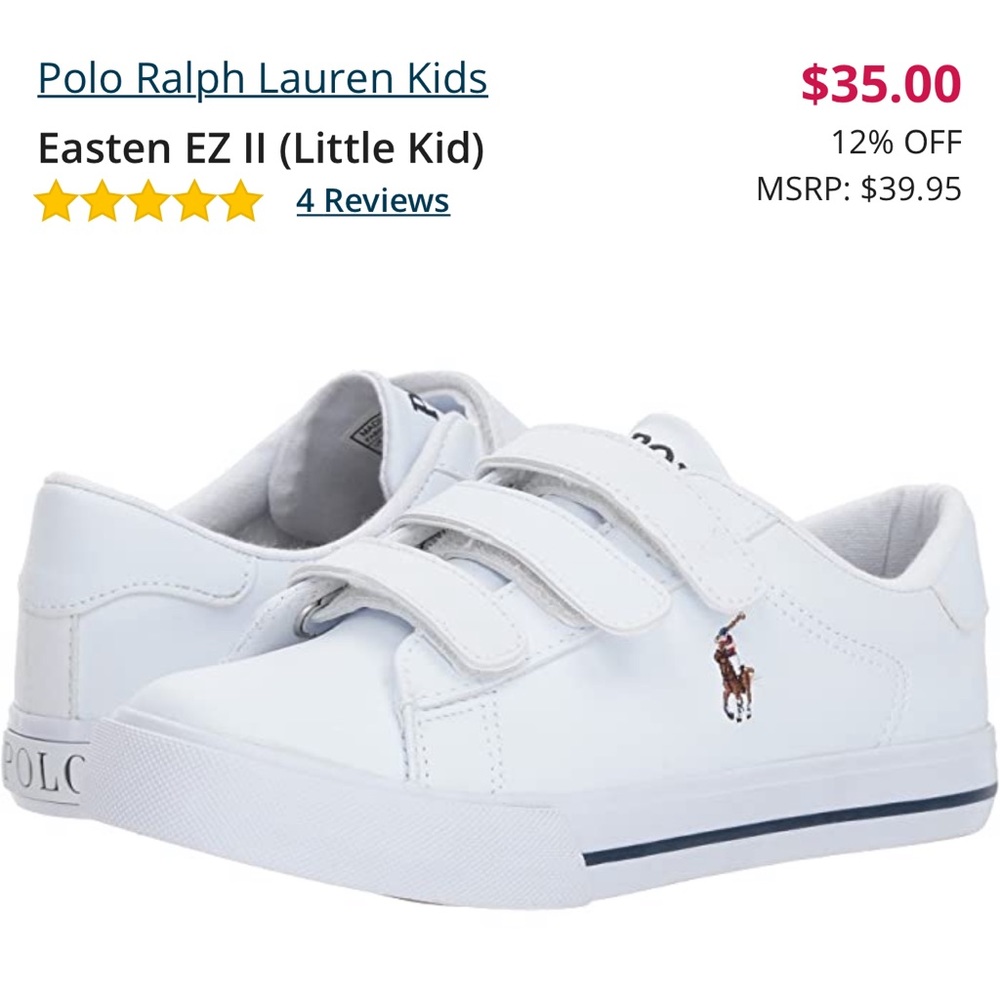 Ralph Lauren sneakers, size 11 M, new